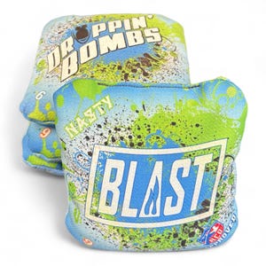 Pro cornhole bags, tournament grade cornhole bags. “Dirty Bombs” ACO approved cornhole bags 5/8 from blast cornhole