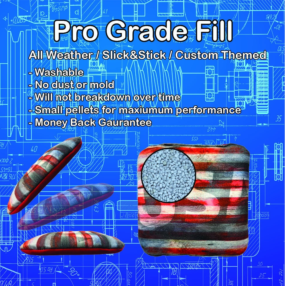 Borse Resistenti Intemperie Borse Cornhole Killshots Cannon Series - Certificate ACL Pro, Set 4 Pezzi Gioco Da Esterno Premium - Foto 7