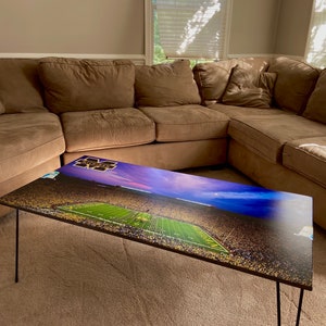 Custom Man Cave Sports Themed Coffee Table/Decor for man cave