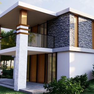 Tiny House Plan | 2 bedroom 1.5 bathroom | 2 Story |  PDF File (Imperial+Metric Units)