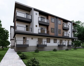 Apartments Plan | Modern House Floor Plan | Residence Plan