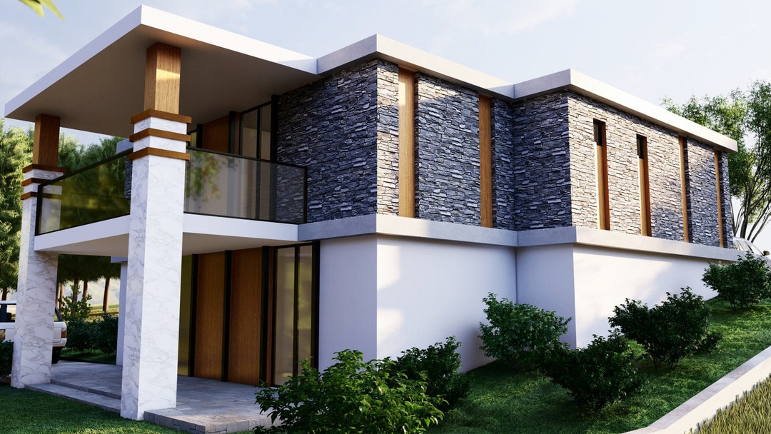Tiny House Plan | 2 Bedroom 1.5 Bathroom | 2 Story | PDF File (imperial ...