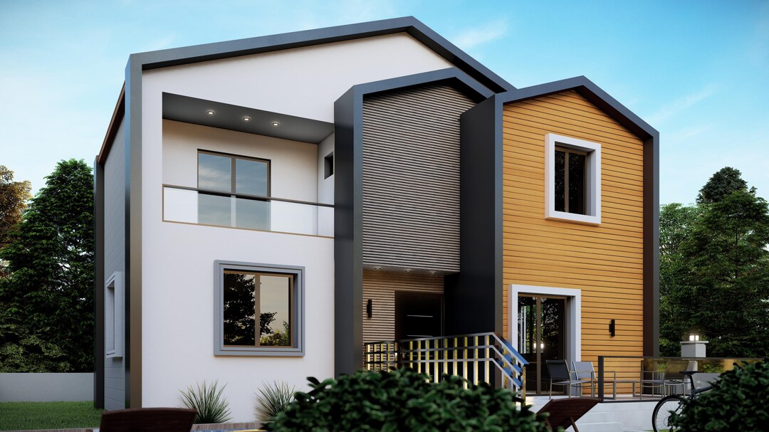 Tiny House Plan, 4 Bedroom Tiny House,2 Bathroom House Floor Plan ...