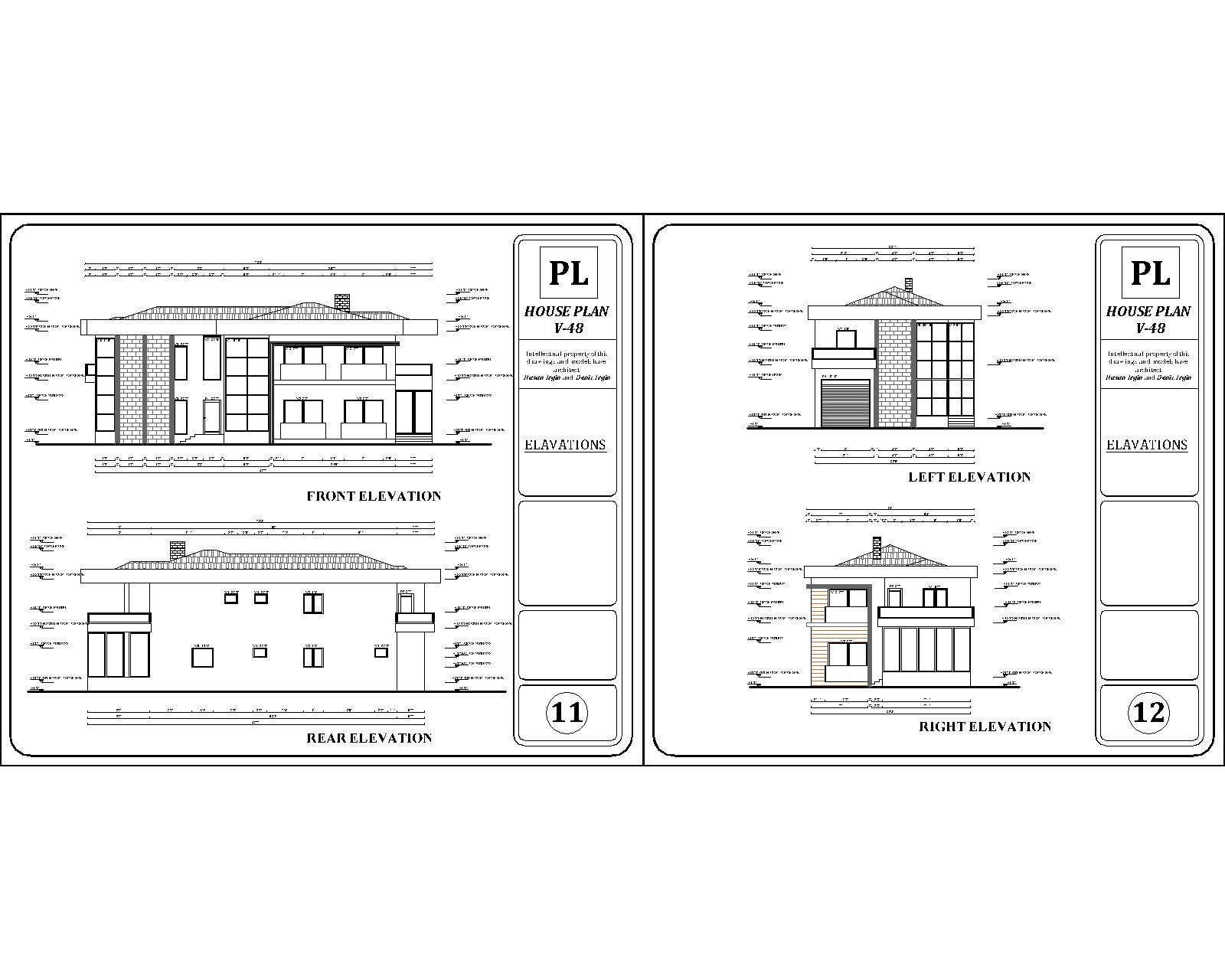 House Plan 6 Bedroom & 4 Bathroom House Plan 2 Story Home Etsy