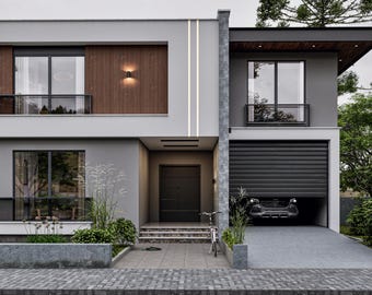Modern 4 Bedroom 3 bathroom House Plan: 2-Story, 3069 Sqft, 285 sqm
