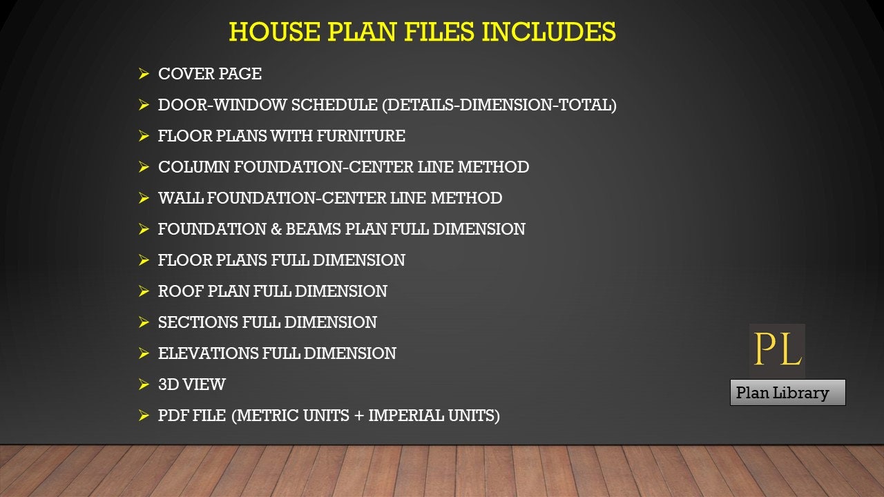 Modern 4 Bedroom House Plan: Two Story Home Design (PDF File). - Etsy