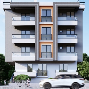 Plattegrond appartement | Plattegrond modern huis | Residentieplan | Appartement: