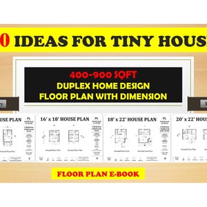 Tiny House-plattegrond 10 ideeën, plattegrond kleine woning 1 en 2 slaapkamers, plattegrond 10 maisonnettes