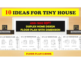 Plan de la petite maison : plans des duplex de 1 et 2 chambres (PDF)