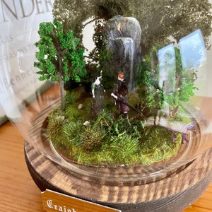 Miniature Outlander inspired Craigh na Dun diorama