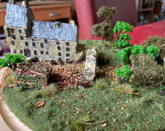 Handmade Outlander inspired ‘Lallybroch’ diorama