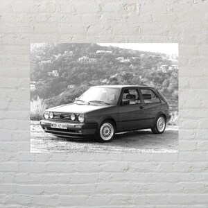 Impresión de póster del Golf G60 Syncro, década de 1991