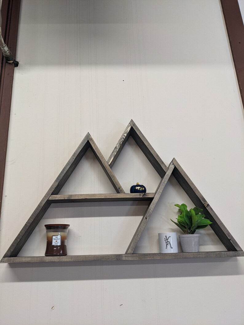 Mountain Shelf Mountain Wall Decor Wood Mountain Shelf Etsy