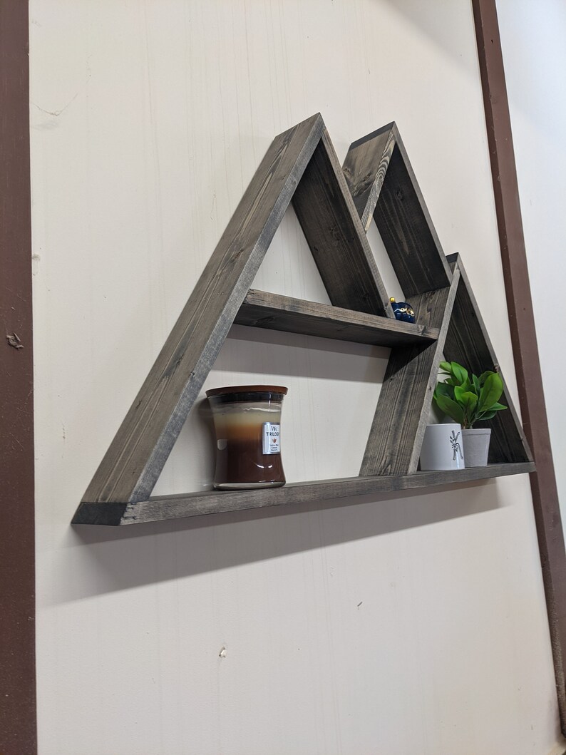 Mountain Shelf Mountain Wall Decor Wood Mountain Shelf Etsy