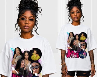 Jhené Aiko Inspired Graphic PNG | R&B Music Digital Download | Aesthetic Sublimation Design | Vintage T-Shirt PNG | Instant Download
