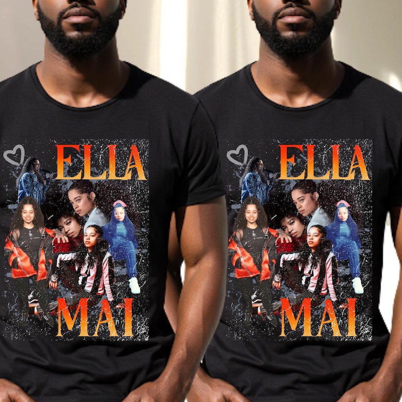 Ella Mai graphic tee designs, Ella Mai sublimation designs, Ella Mai concert designs, Ella Mai music, Ella Mai hoodie designs, Ella Mai PNG image 2