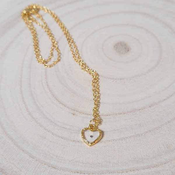 Poppyseed Miscarriage Remembrance Necklace - Gold, 18" Chain