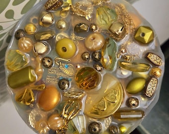 Old World Gold Pickable: 4" Picking Sensory Fidget Picky Pad Skin Picking Anxiety Relief Tactile Satisfying ASMR Dermatillomania ADHD