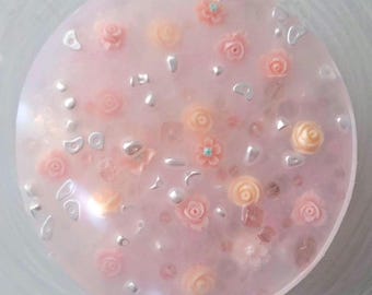 Rose Quartz Pink Pickable: 4" Picking Sensory Fidget Picky Pad Skin Picking Anxiety Relief Tactile Satisfying ASMR Dermatillomania ADHD