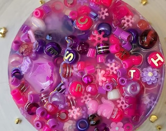 Purples & Pinks Pickable: 4" Picking Sensory Fidget Picky Pad Skin Picking Anxiety Relief Tactile Satisfying ASMR Dermatillomania ADHD