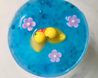 Snuggle Duck Pond Pickable: 2" Picking Sensory Fidget Picky Pad Skin Picking Anxiety Relief Tactile Satisfying ASMR Dermatillomania ADHD