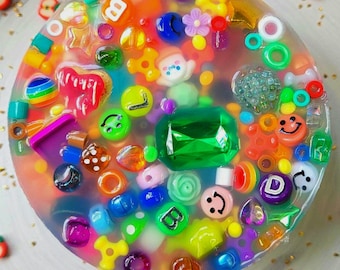 Rainbow Pickable: 4&quot; Picking Sensory Fidget Picky Pad Skin Picking Anxiety Relief Tactile Satisfying ASMR Dermatillomania ADHD