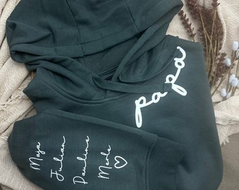 Personalisierter Papa Hoodie