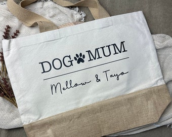 Hundemama/ Dog Mum Tasche - personalisierbar