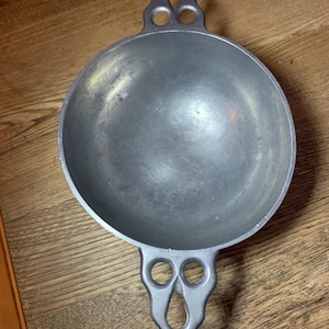Vintage pewter bowl