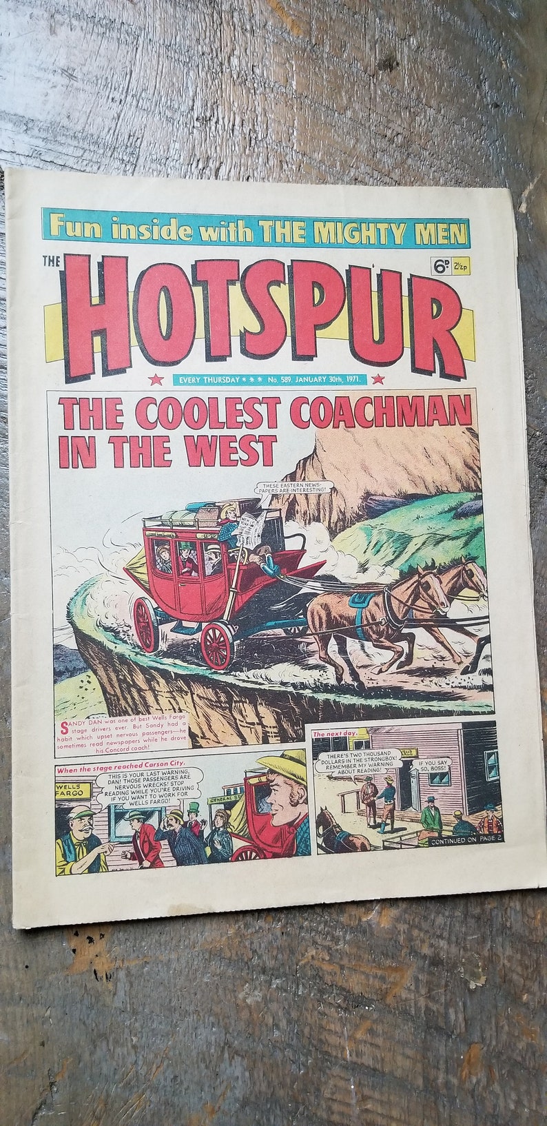 Five vintage U.K. comic books image 5