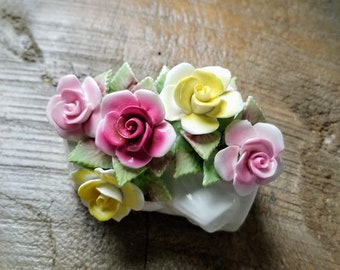 Royale Stratford  hand made bone china flower arrangement