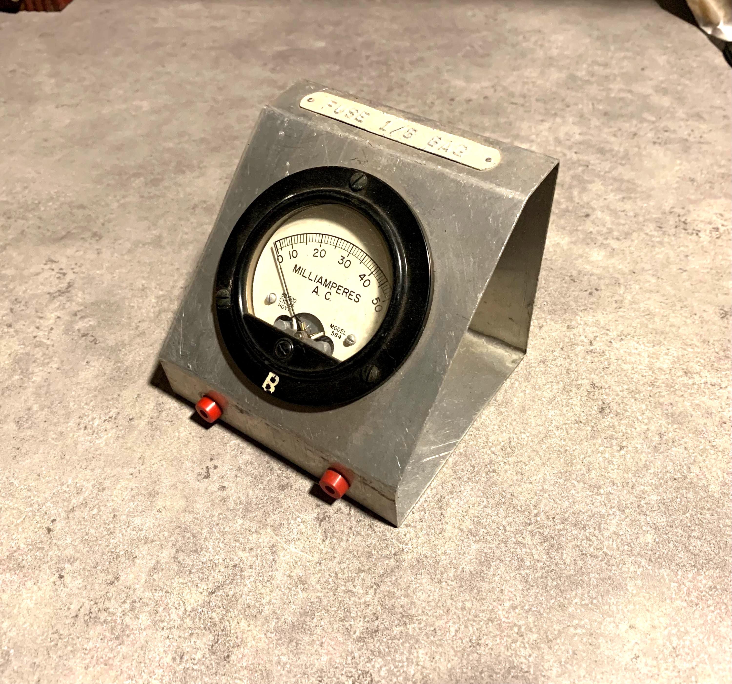 Vintage volt meter - Etsy 日本