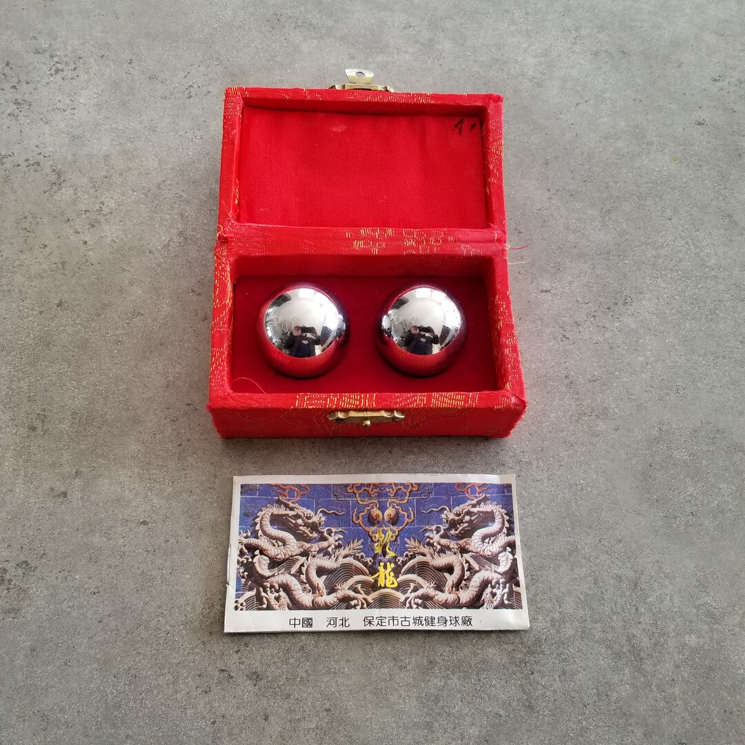 Vintage Chinese Baoding Balls Etsy