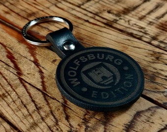 Wolfsburg Edition Car Leather Key Ring