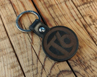 T6 Camper Van Campervan Leather Key Ring