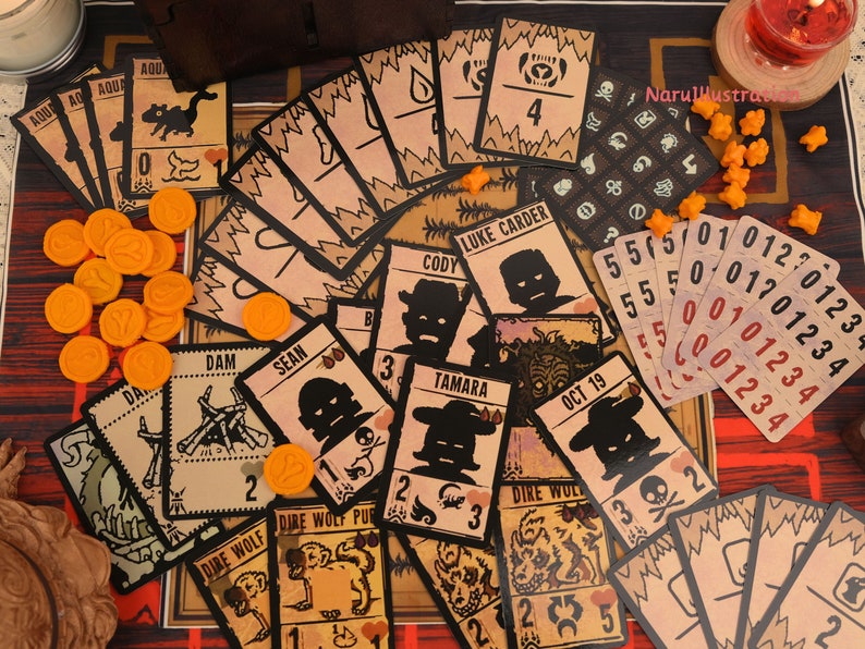 Inscryption Card Game. Includes 330 Cards. With Playmat and Maps