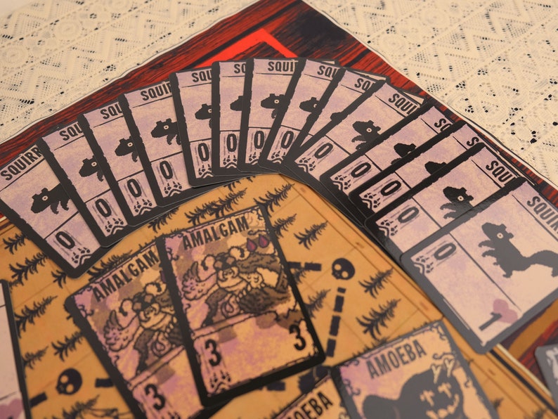 Inscryption Card Game. Includes 330 Cards. With Playmat and Maps