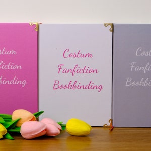 Custom Fanfic Bookbinding. Custom Fanfiction. Rebinding Book.