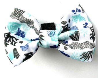 Under the Sea,  Dog or Cat Bowtie, Attaches onto Pet Collars.  By: Urban Ruff