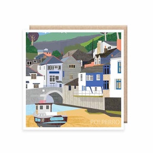 Polperro, Cornouailles Carte de vœux