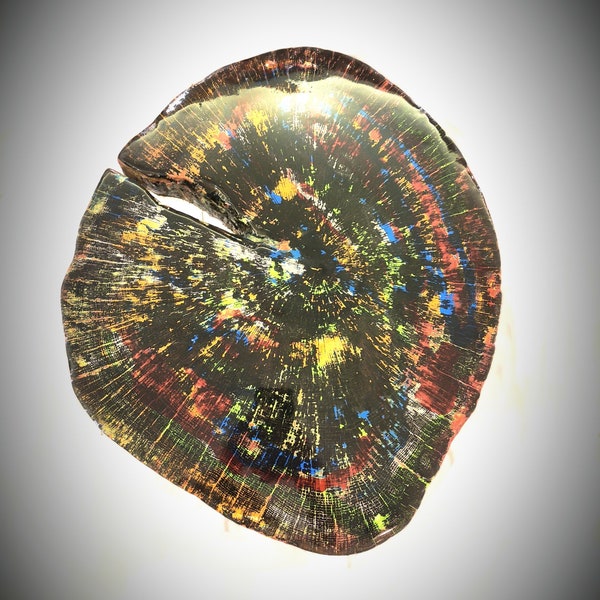 Burnt Wood Epoxy Table Etsy