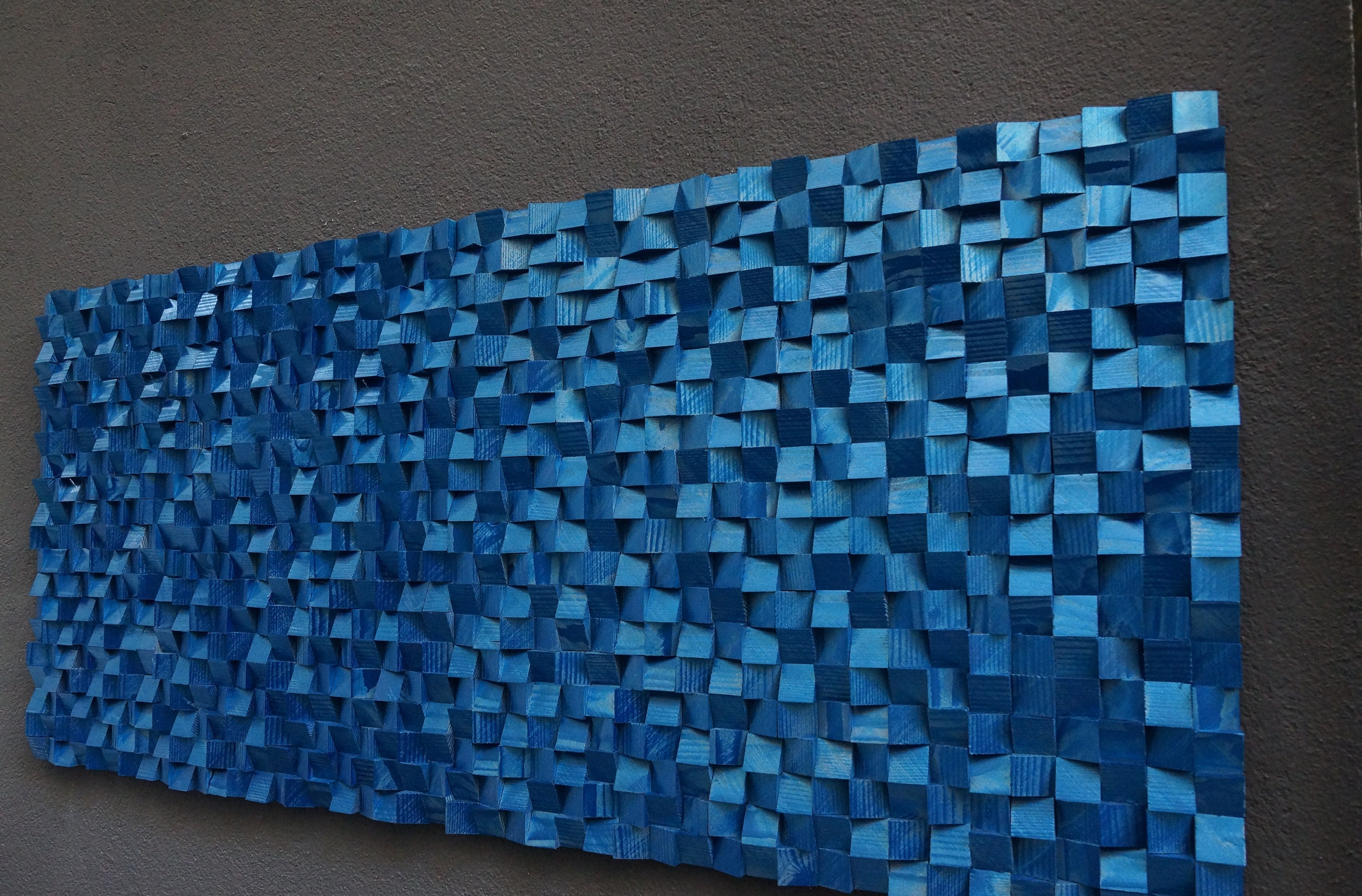 3D Wood Wall Decorative Panel, Wood Wall Art, Wood Acoustic Panel for