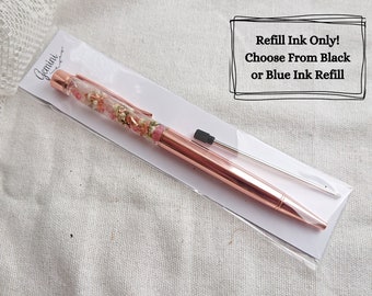 Ink Refill For Herbarium Pen, Black or Blue Spare Ink, 7cm Ink Refill, High Quality Ink, Ink Refill Supply for Pens, Floating Flower Pen Ink
