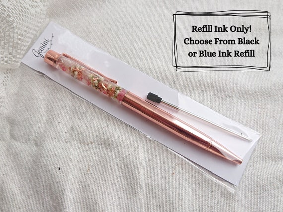 Ink Refill For Herbarium Pen, Black or Blue Spare Ink, 7cm Ink Refill, High Quality Ink, Ink Refill Supply for Pens, Floating Flower Pen Ink