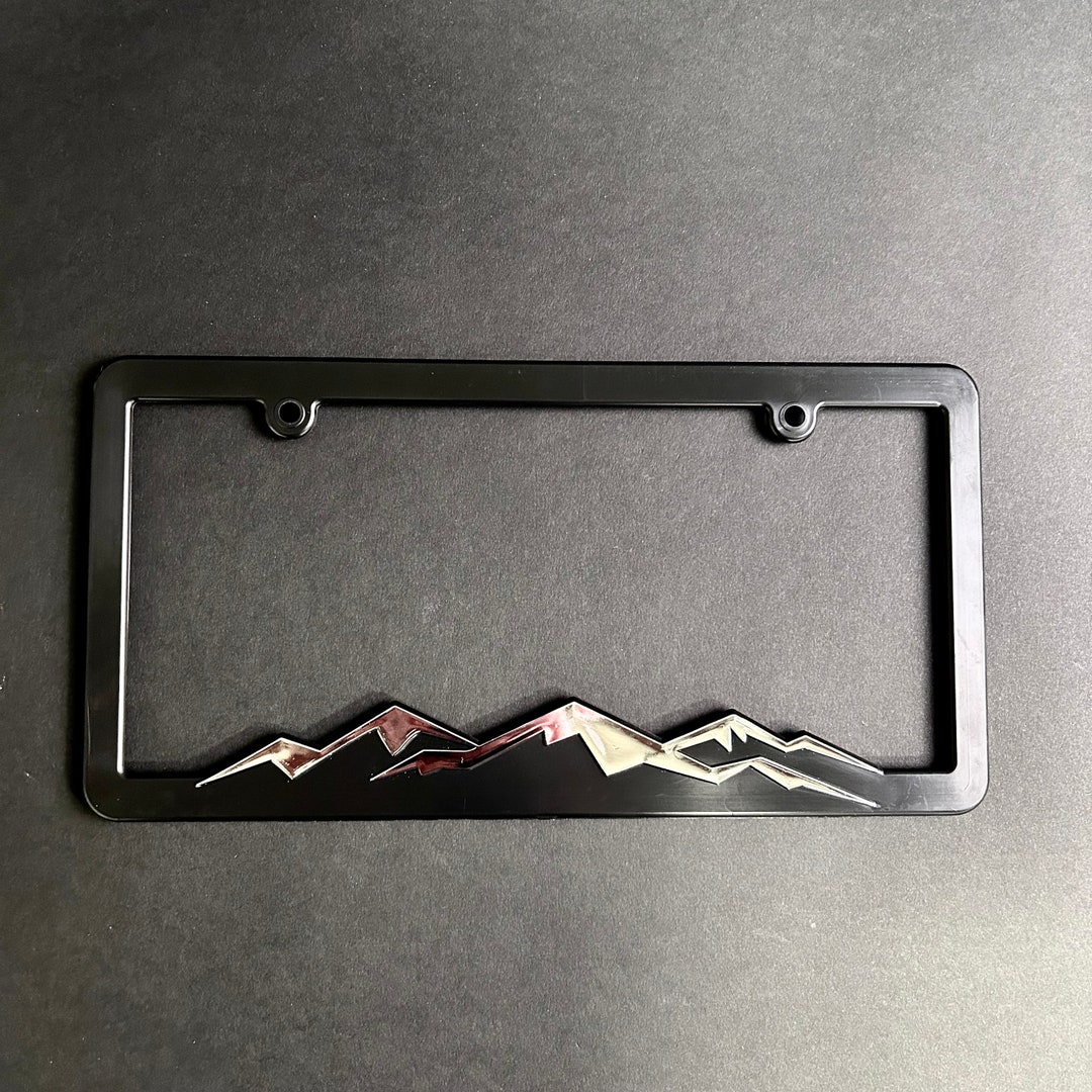 2x License Number Plate Holders, Surrounds, Frames