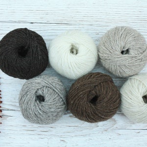 Undyed Shetland DK wool