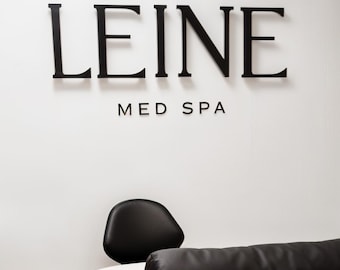 Custom Nail Salon  Sign, 3D  Beauty Studio Logo for Interior Wall, Clinic Reception Sign