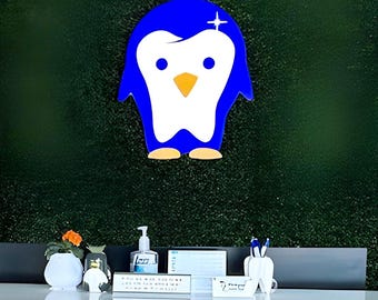 Acrylic 3D Backlit Wall Sign for Dentist, Orthodontist, and Healthcare - Custom 3D Logo Sign - Backlit Dentist Office Wall Signage