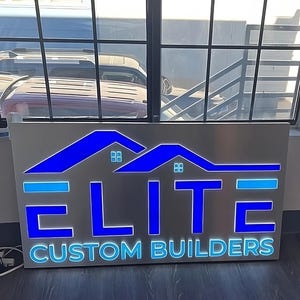 Custom metal light led Backlit sign , 3d logo backlit sign, Custom signs for business small