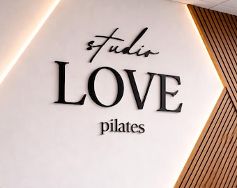 Custom Branding Logo Sign, 3D Beauty Sign, Laser Cut Business Logo